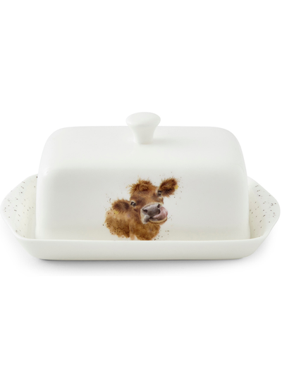Moo Cow Covered Butter Dish